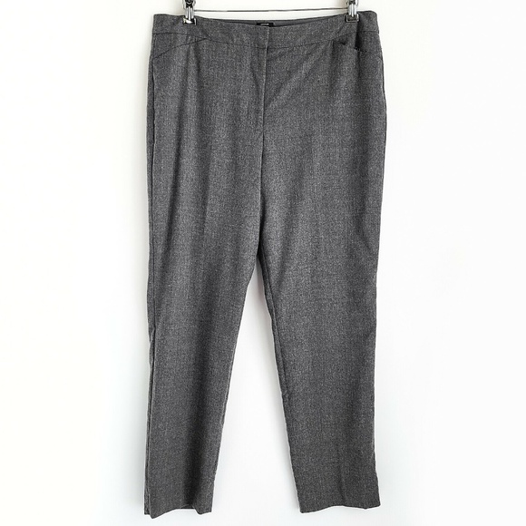 Talbots Heritage Trouser Wool Blend Dress Pants 12 Gray Lined New NWT $129 - Picture 1 of 6